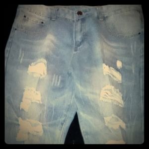 Classic jeans/ Light Blue/ Ripped